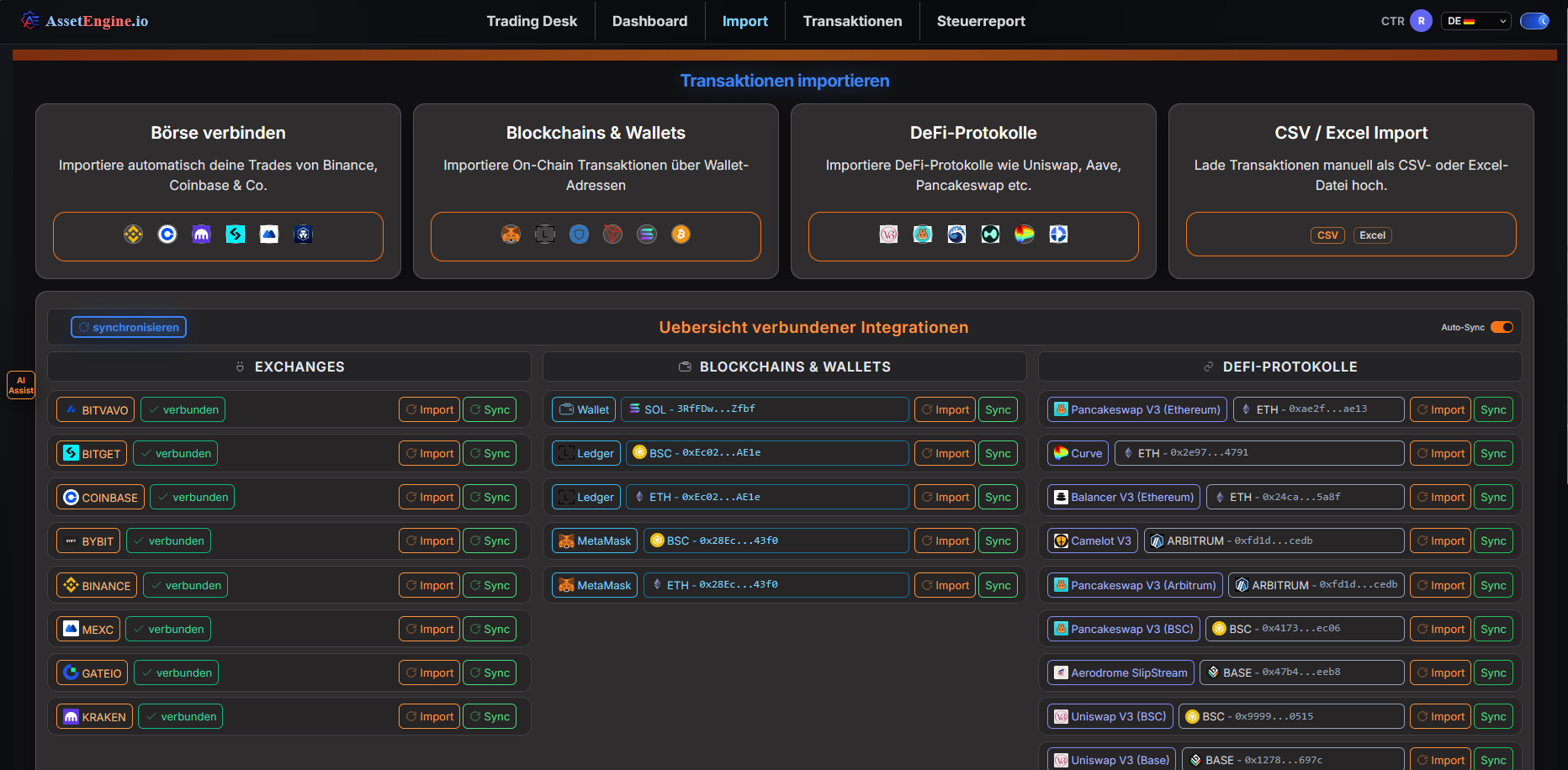 CoinTaxReporting Import